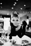 Breakfast at Tiffany's Audrey Hepburn Portrait by Maxi Poster
