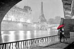 Eiffel Tower Paris Kiss by Maxi Poster