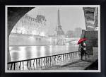 Eiffel Tower Paris Kiss by Maxi Poster