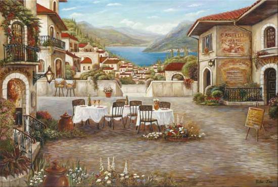 Dinner at Lake Como
