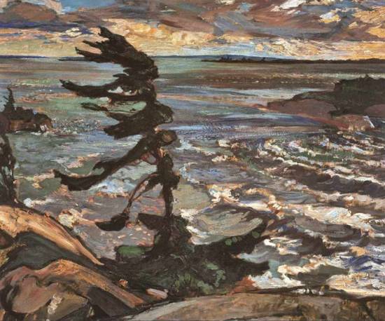 Stormy Weather Georgian Bay Canvas